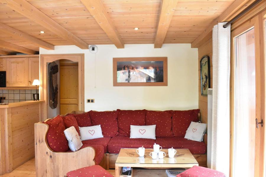 Vakantie in de bergen Appartement duplex 4 kamers 4-6 personen (A1) - Résidence le Pas du Lac - Méribel - Woonkamer