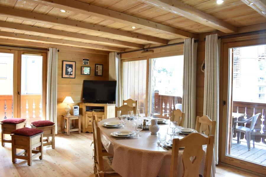 Vakantie in de bergen Appartement duplex 4 kamers 4-6 personen (A1) - Résidence le Pas du Lac - Méribel - Woonkamer