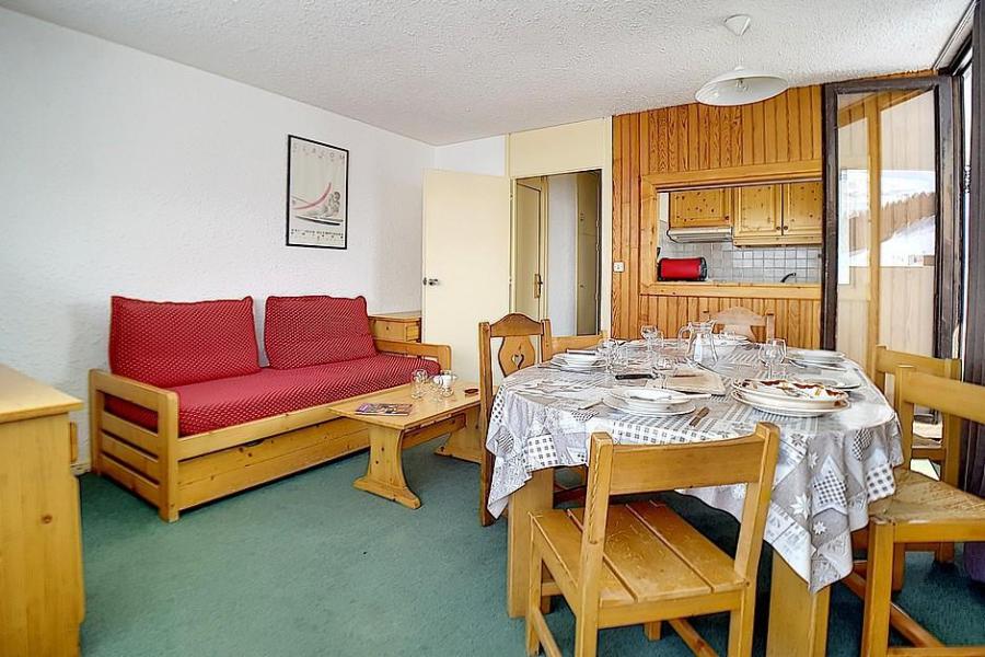 Vakantie in de bergen Appartement 3 kamers 8 personen (86) - Résidence le Pelvoux - Les Menuires - Woonkamer