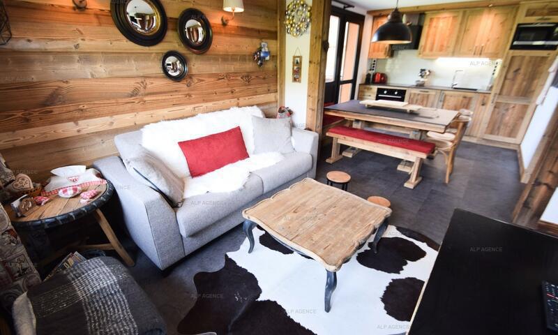 Ski verhuur Appartement 5 kamers 10 personen (60m²-2) - Résidence le Perce Neige - Maeva Home - La Plagne - Woonkamer