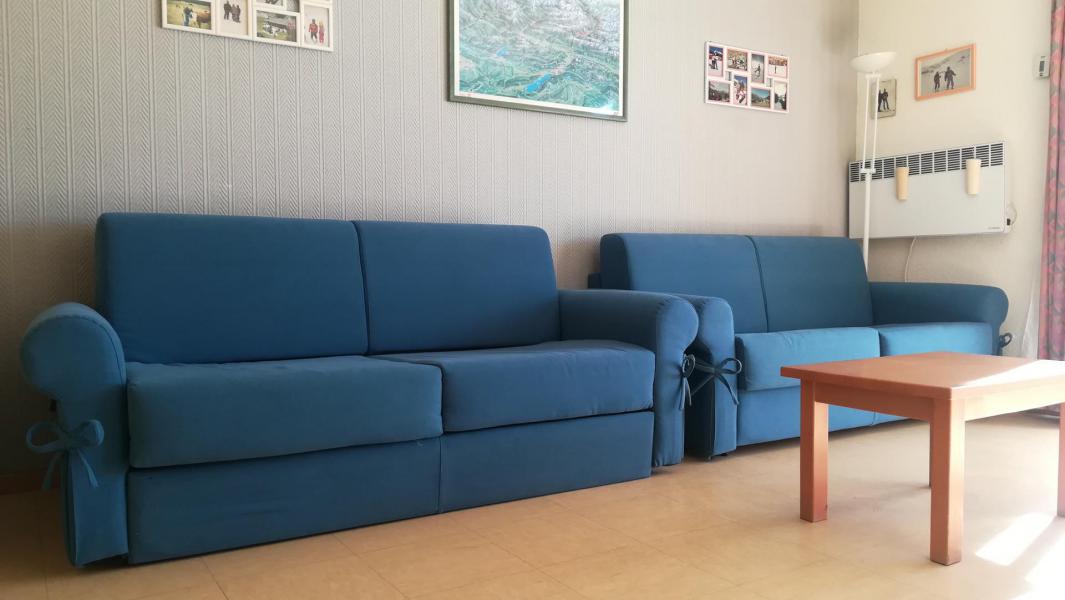 Vakantie in de bergen Studio cabine 5 personen (A03) - Résidence le Petit Mont Cenis - Termignon-la-Vanoise - Woonkamer