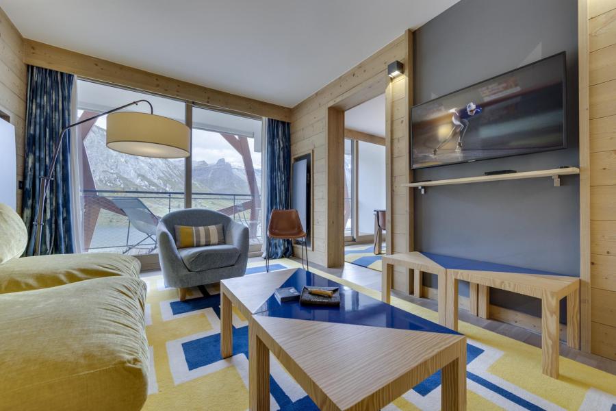 Holiday in mountain resort 5 room apartment 7 people (Les Alpilles) - Résidence le Phoenix - Tignes - Living room