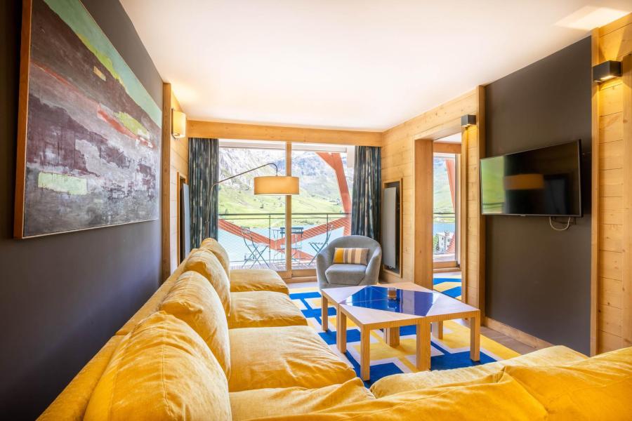Urlaub in den Bergen 5-Zimmer-Appartment für 7 Personen (Les Alpilles) - Résidence le Phoenix - Tignes - Wohnzimmer