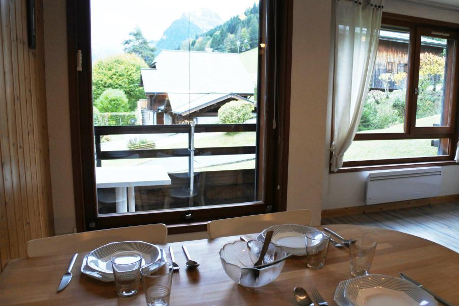 Vakantie in de bergen Studio bergnis 4 personen (A4) - Résidence le Picaron - Morzine - Woonkamer