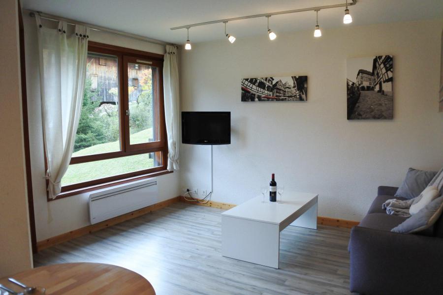 Vakantie in de bergen Studio bergnis 4 personen (A4) - Résidence le Picaron - Morzine - Woonkamer