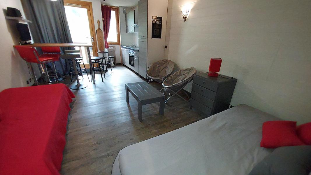 Vakantie in de bergen Appartement 2 kamers 4 personen (013) - Résidence le Pierrafort - Valmorel - Woonkamer