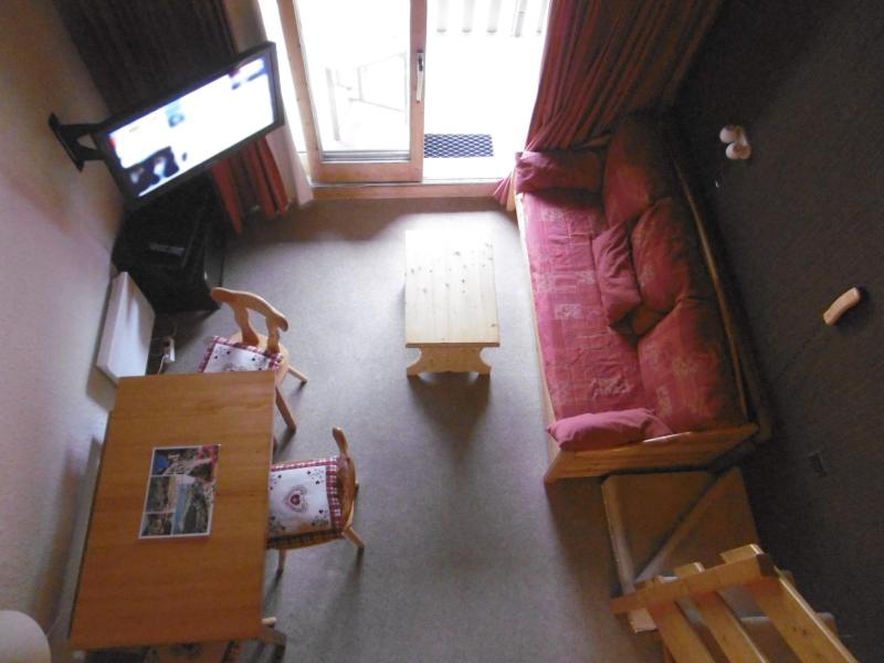 Vakantie in de bergen Appartement 2 kamers mezzanine 6 personen (049) - Résidence le Pierrafort - Valmorel - Woonkamer