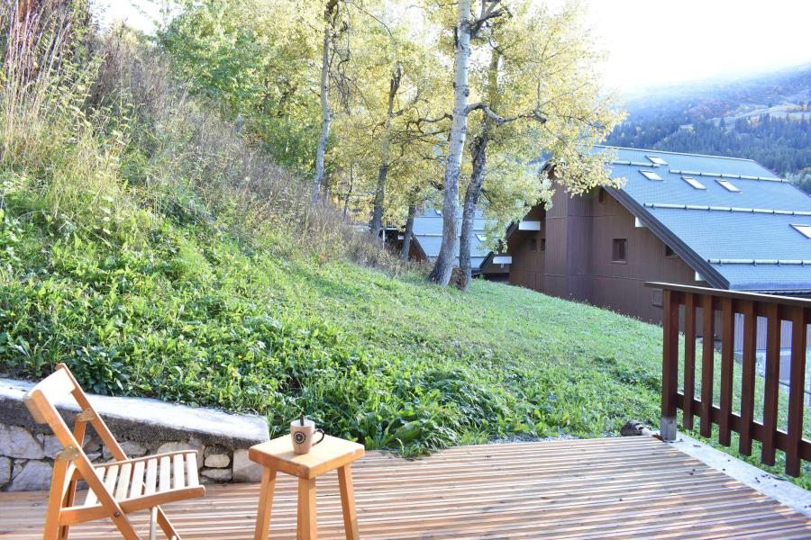 Vakantie in de bergen Studio 4 personen (23) - Résidence le Plan du Moulin - Méribel - Terras