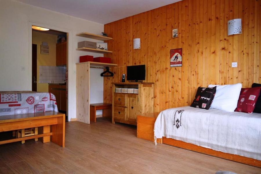 Urlaub in den Bergen Studio für 4 Personen (1B) - Résidence le Planay - Le Grand Bornand - Wohnzimmer