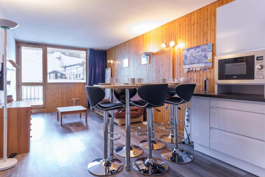 Vakantie in de bergen Appartement triplex 2 kamers 6 personen (PSO26) - Résidence le Plein Soleil - La Plagne - Woonkamer