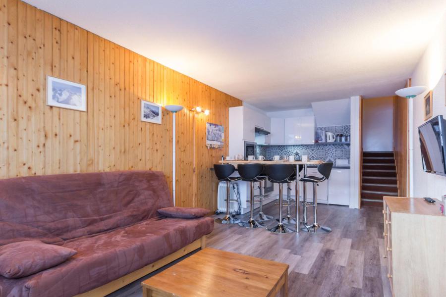 Vakantie in de bergen Appartement triplex 2 kamers 6 personen (PSO26) - Résidence le Plein Soleil - La Plagne - Woonkamer