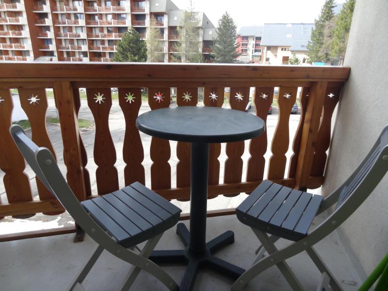 Urlaub in den Bergen Studio für 2 Personen (PLS2201) - Résidence le Plein Sud A - Les 2 Alpes - Balkon