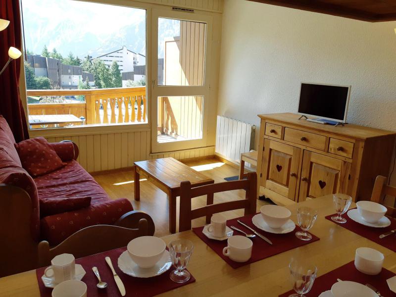 Urlaub in den Bergen 2-Zimmer-Berghütte für 6 Personen (PLS1502) - Résidence le Plein Sud B - Les 2 Alpes - Wohnzimmer