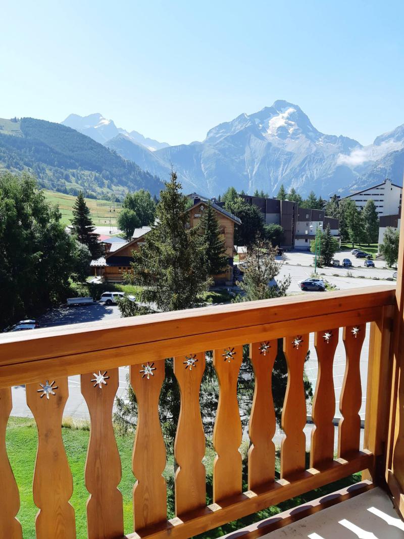 Vacaciones en montaña Apartamento cabina 2 piezas para 6 personas (PLS1502) - Résidence le Plein Sud B - Les 2 Alpes - Balcón