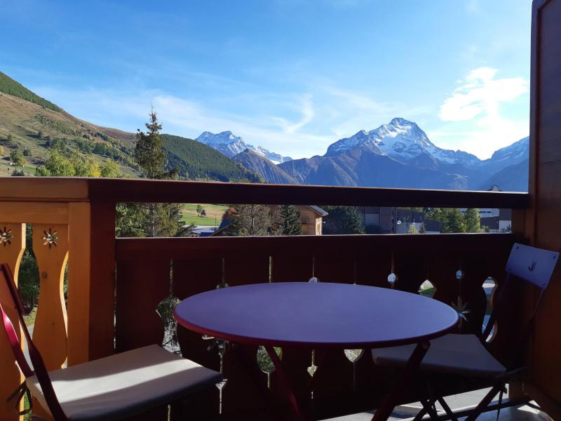 Vacanze in montagna Studio con alcova per 4 persone (PLS1404) - Résidence le Plein Sud B - Les 2 Alpes - Balcone