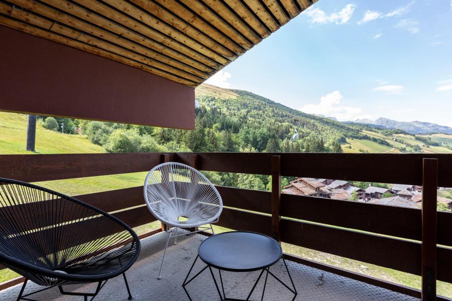 Wakacje w górach Apartament 3 pokojowy kabina 6 osób (032-33) - Résidence le Portail - Valmorel - Balkon