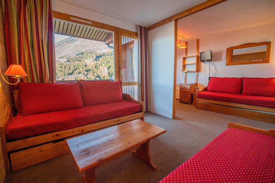 Vakantie in de bergen Studio 4 personen (073) - Résidence le Portail - Valmorel - Woonkamer