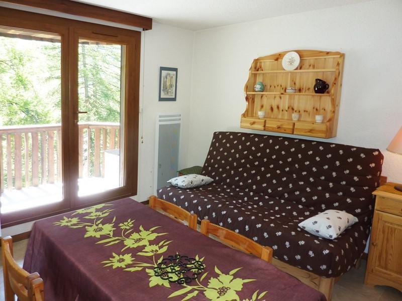 Vakantie in de bergen Studio cabine 6 personen (387) - Résidence le Pouzenc - Les Orres - Woonkamer