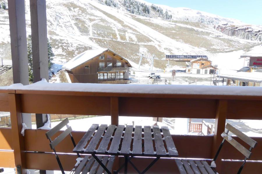 Vacaciones en montaña Apartamento 2 piezas para 4 personas (210) - Résidence le Pralin - Méribel-Mottaret - Terraza