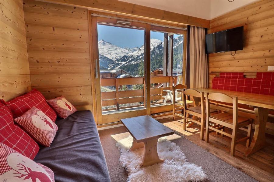 Urlaub in den Bergen Duplex Wohnung 2 Zimmer Kabine 6 Personnen (614) - Résidence le Pralin - Méribel-Mottaret - Wohnzimmer