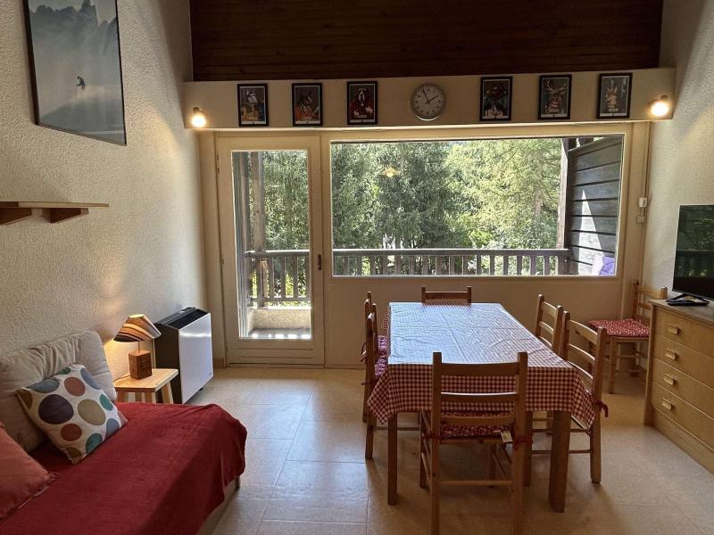 Vakantie in de bergen Studio bergnis 6 personen (A012) - Résidence le Prarial - Serre Chevalier - Woonkamer