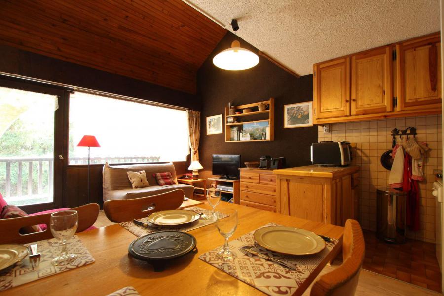 Vakantie in de bergen Studio mezzanine 6 personen (B012) - Résidence le Prarial - Serre Chevalier - Woonkamer