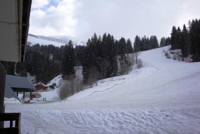 Holiday in mountain resort Studio 4 people (021) - Résidence le Prariond - Valmorel - Balcony