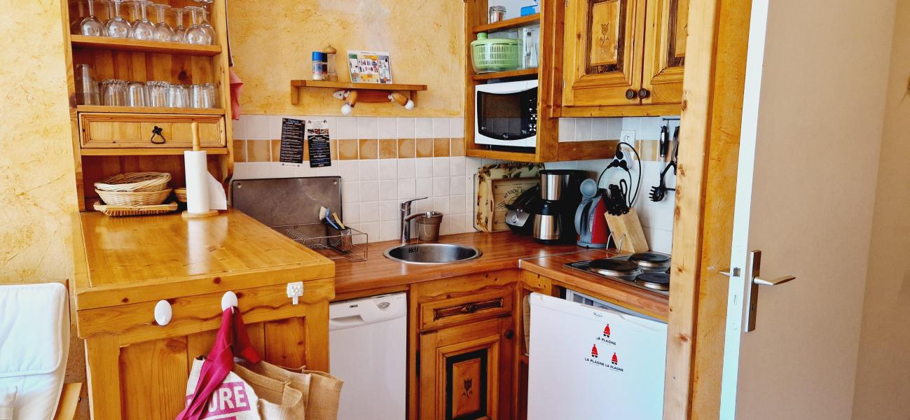 Vacanze in montagna Appartamento 3 stanze con alcova per 6 persone (PRA48) - Résidence le Pravet - Montalbert - Cucinino