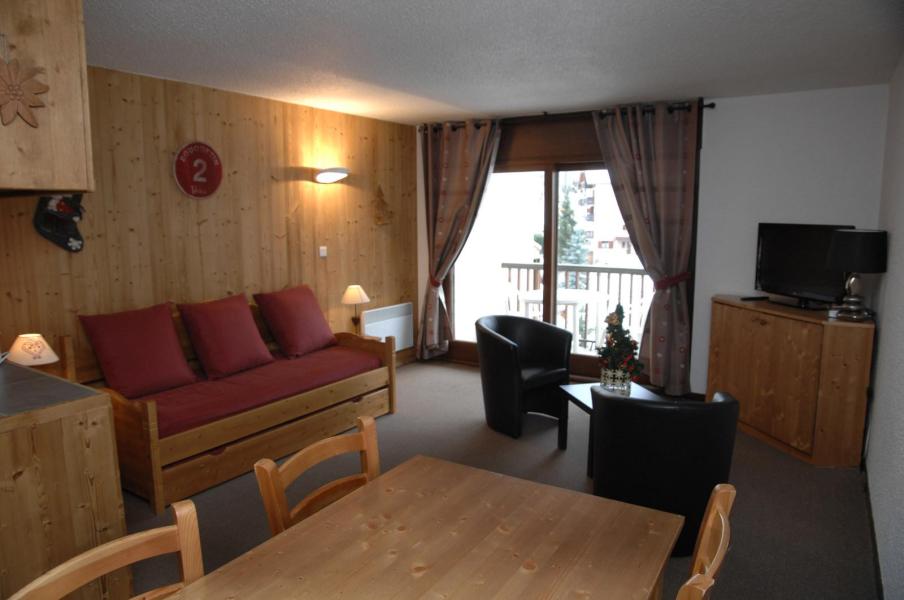 Vakantie in de bergen Studio cabine 4 personen (20) - Résidence le Praz - Valloire - Woonkamer