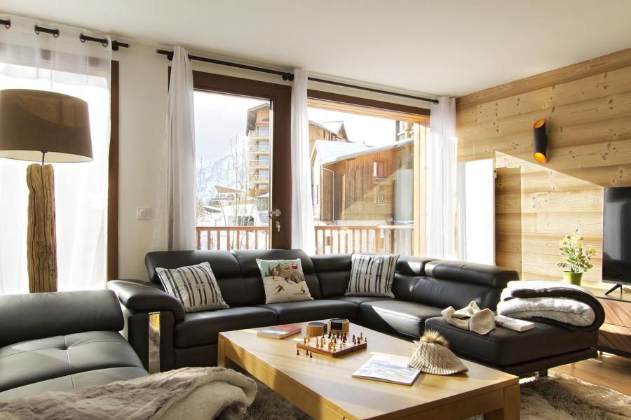 Vacances en montagne Appartement 5 pièces cabine 12 personnes (34-35) - Résidence le Provencal - Les 2 Alpes - Séjour