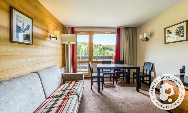 Vakantie in de bergen Appartement 2 kamers 4 personen (Sélection 27m²-4) - Résidence le Quartz - MH - La Plagne - Woonkamer