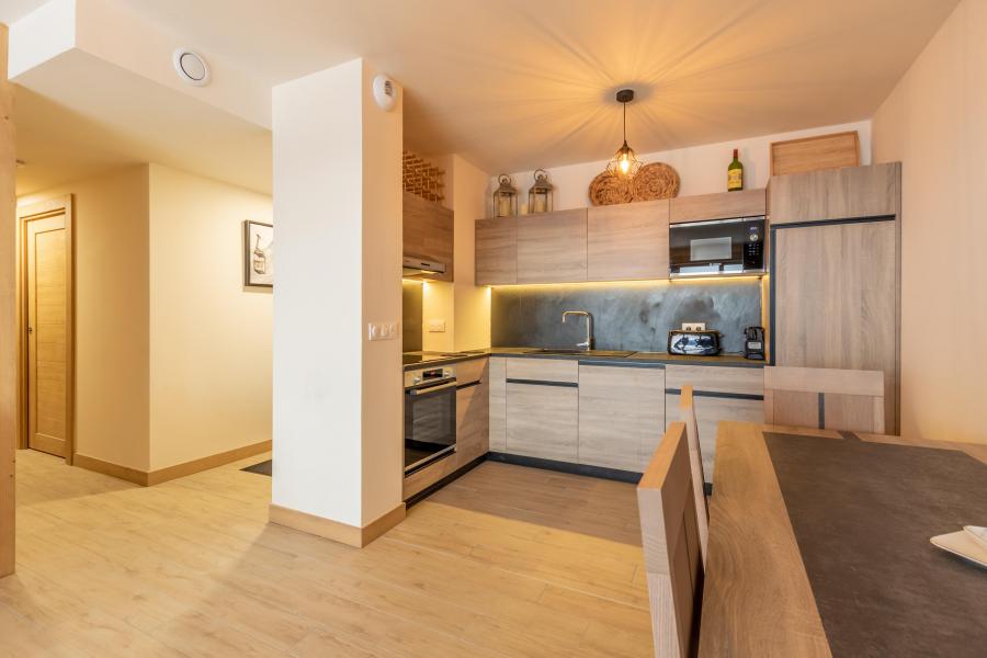 Vakantie in de bergen Appartement 3 kamers 6 personen (504) - Résidence le Ridge - Les Arcs - Woonkamer