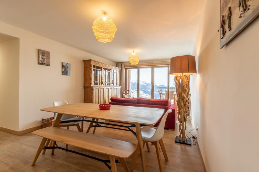 Vakantie in de bergen Appartement 3 kamers bergnis 8 personen (403) - Résidence le Ridge - Les Arcs - Woonkamer