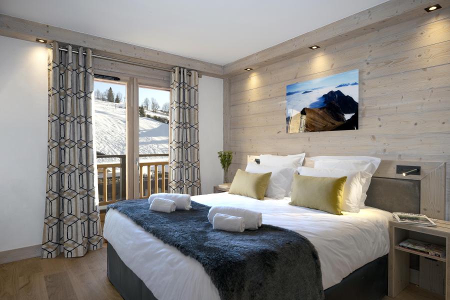 Holiday in mountain resort 3 room apartment 6 people (Prestige) - Résidence le Roc des Tours - Le Grand Bornand - Bedroom