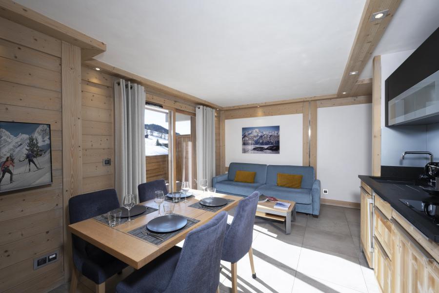 Vacanze in montagna Appartamento 2 stanze con alcova per 4 persone - Résidence le Roc des Tours - Le Grand Bornand - Soggiorno