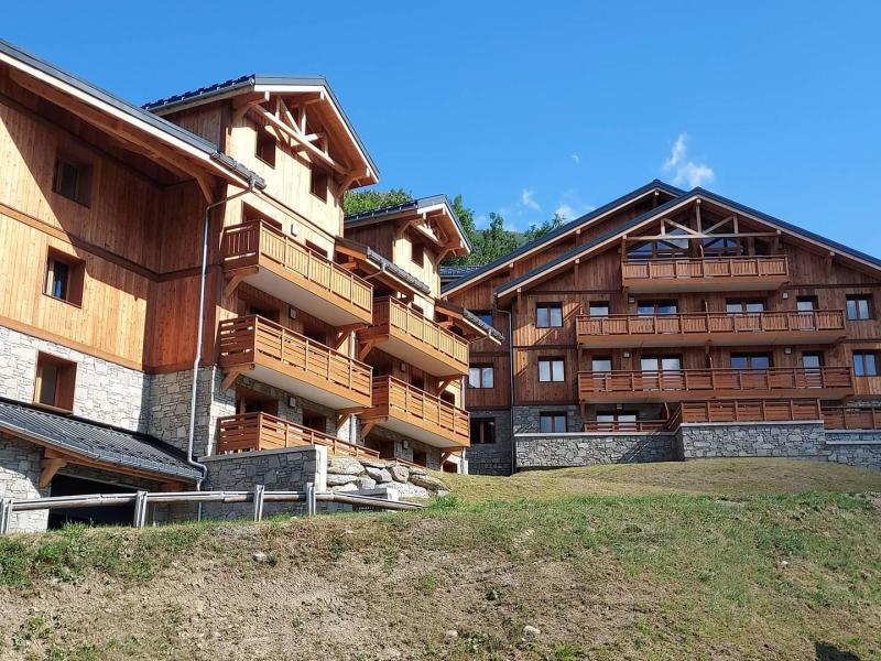 Vacances en montagne Résidence Le Roc La Charmette - Valmorel - Extérieur été