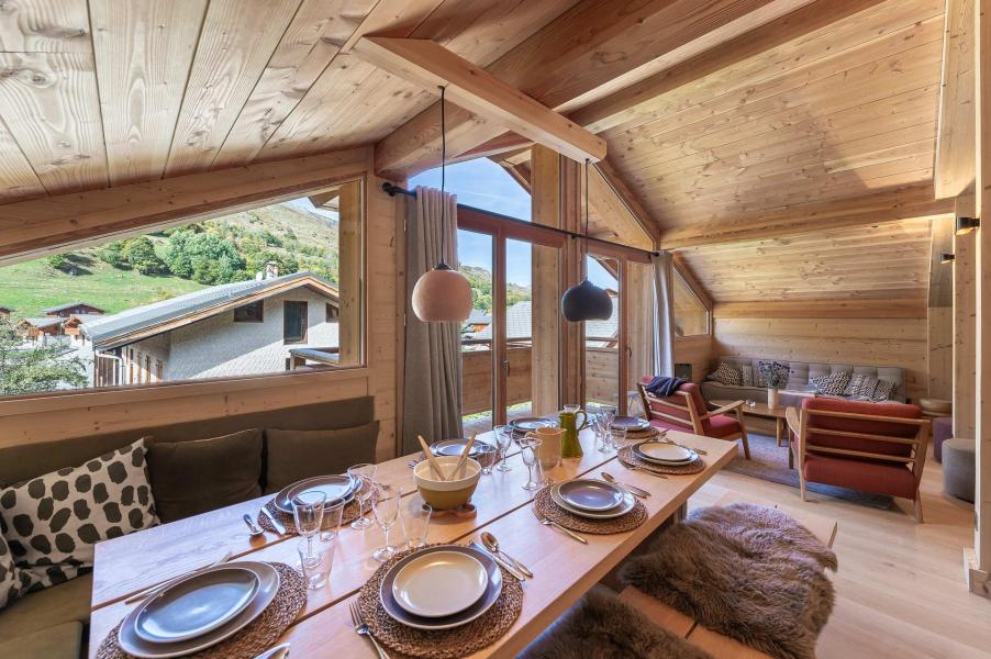 Vacaciones en montaña Apartamento 5 piezas para 8 personas (ROC) - Résidence le Rocher - Le Roc - Les Menuires - Estancia