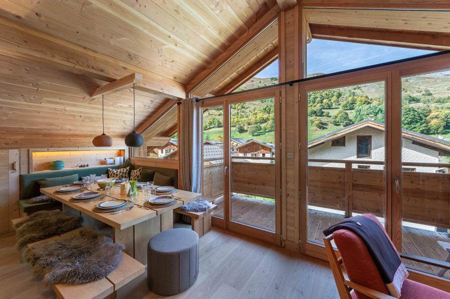 Vacances en montagne Appartement 5 pièces 8 personnes (ROC) - Résidence le Rocher - Le Roc - Les Menuires - Séjour