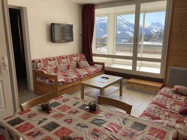 Holiday in mountain resort 2 room apartment sleeping corner 7 people (35B) - Résidence le Rond Point des Pistes II - Orcières Merlette 1850 - Living room