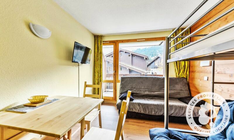 Аренда на лыжном курорте Квартира студия для 3 чел. (Confort 22m²-2) - Résidence Le Ruisseau - Maeva Home - Valmorel - Салон