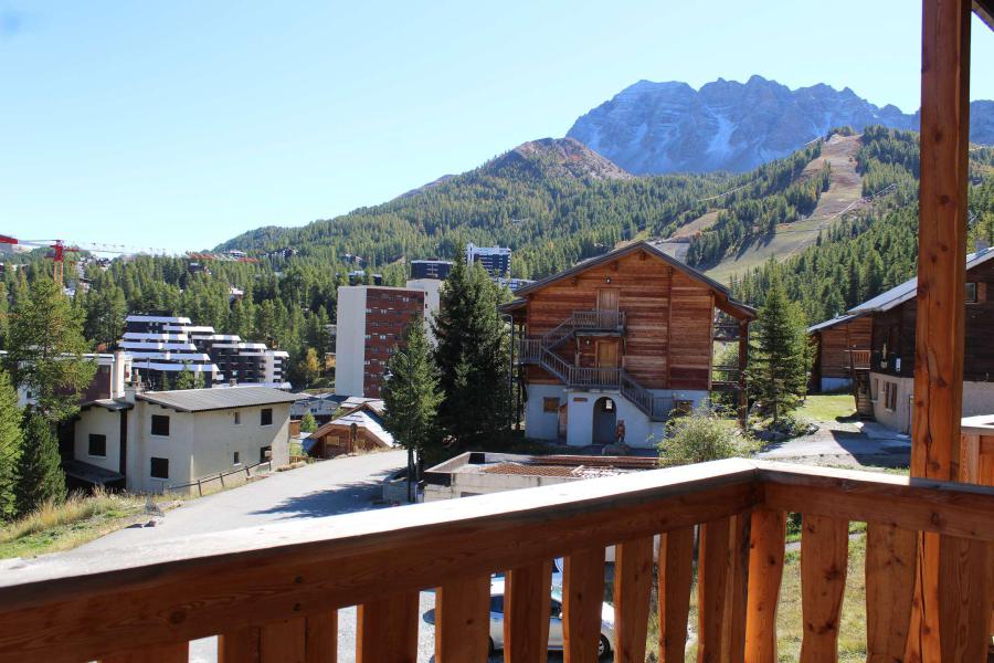 Holiday in mountain resort 3 room duplex apartment 6 people (010) - Résidence le Sandrina - Vars - Terrace