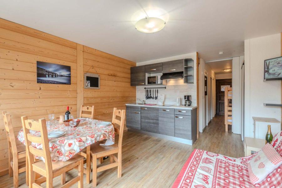 Vakantie in de bergen Appartement 2 kamers 4 personen (A6) - Résidence le Schuss - Morzine - Woonkamer