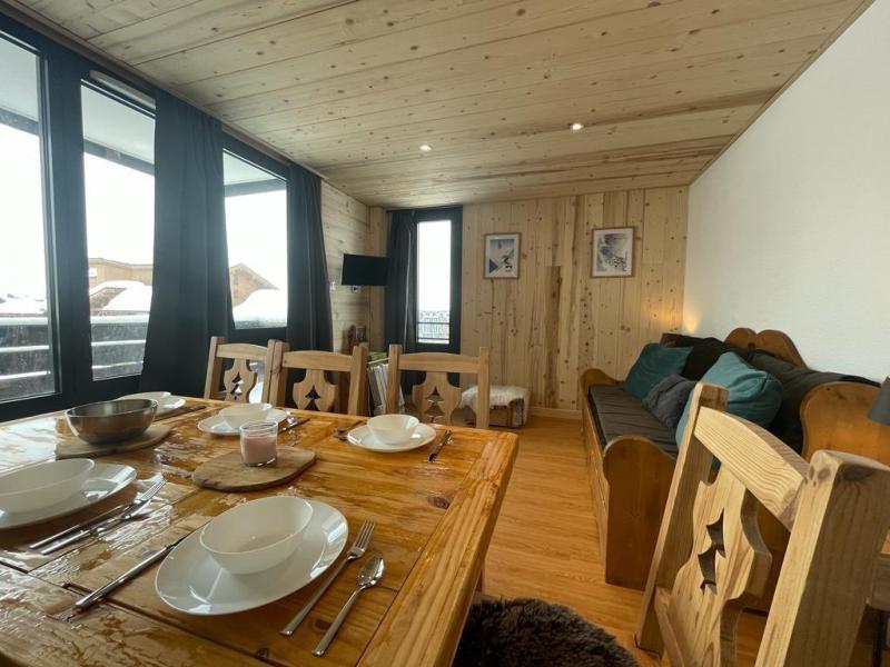 Vakantie in de bergen Studio bergnis 4 personen (50) - Résidence le Sefcotel - Tignes - Woonkamer