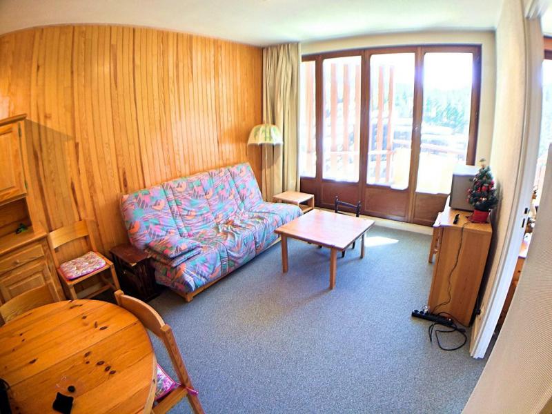 Vakantie in de bergen Appartement 2 kamers bergnis 4 personen (038) - Résidence le Seignon - Vars - Woonkamer