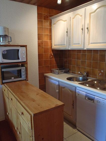 Vacances en montagne Studio cabine 4 personnes (T3) - Résidence le Sérac - Val Thorens - Kitchenette