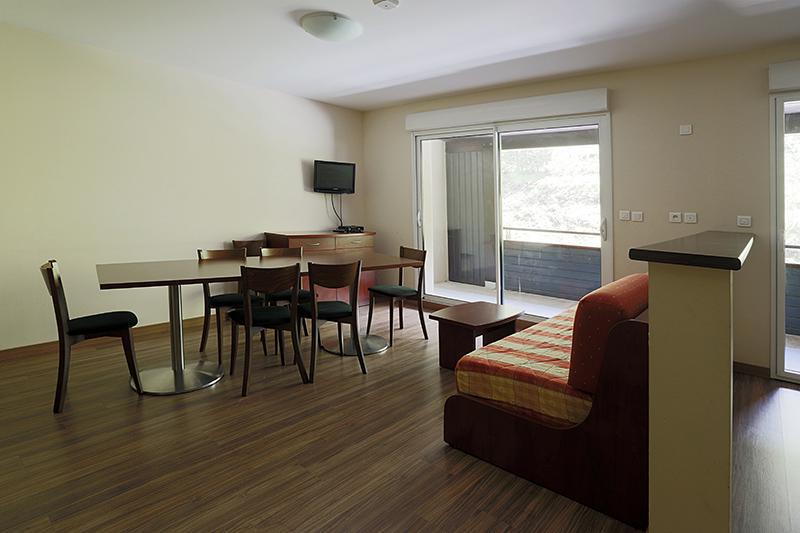 Urlaub in den Bergen 3 Zimmer Maisonettewohnung für 8 Personen (19) - Résidence le Sérias - Peyragudes - Wohnzimmer