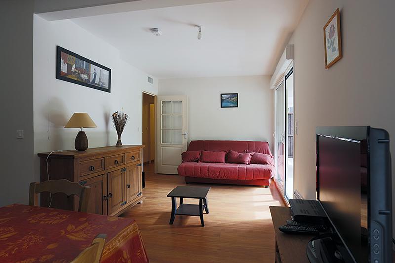 Vakantie in de bergen Appartement 2 kamers 6 personen (04) - Résidence le Sérias - Peyragudes - Woonkamer