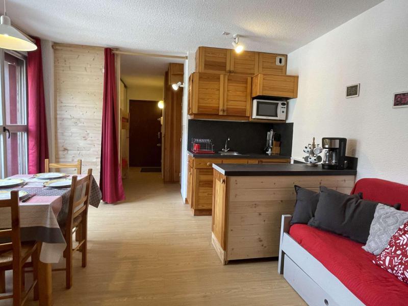 Vakantie in de bergen Studio bergnis 4 personen (505) - Résidence le Serre d'Aigle - Serre Chevalier - Woonkamer