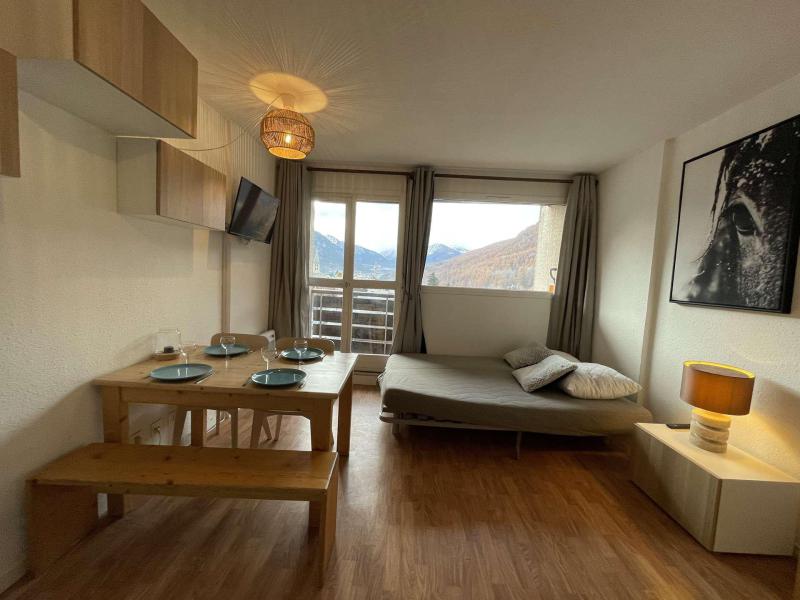 Vakantie in de bergen Studio bergnis 4 personen (710) - Résidence le Serre d'Aigle - Serre Chevalier - Woonkamer