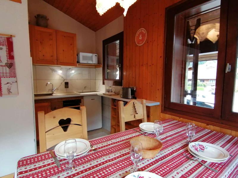 Urlaub in den Bergen Studio Kabine Mezzanine 5 Personen (D2) - Résidence le Sherpa - Le Grand Bornand - Wohnzimmer